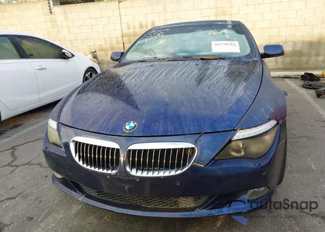 2008 BMW 650I z USA, uszkodzony, nr VIN WBAEA53538CV91469